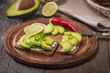 Avocado sandwich