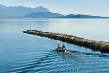 Landscape in Amvrakikos gulf, Greece © dinosmichail