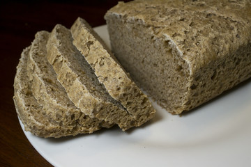 Homemade Sourdough Bread Sliced