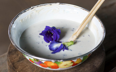 Cooking Butterfly pea