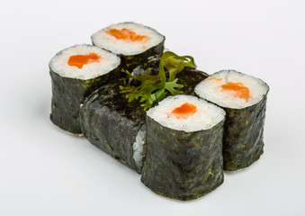 Sushi with salmon