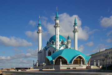 Fototapeta na wymiar Qol Sharif Mosque in the Kazan Kremlin