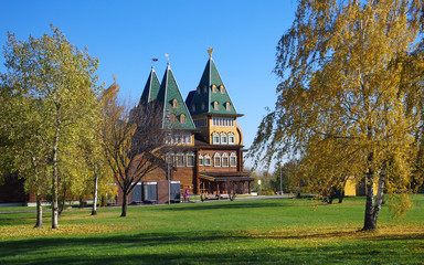 MOSCOW, RUSSIA - October 21, 2015: Palace of Tsar Alexei Mikhail