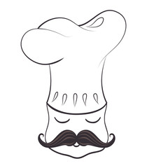 Chef funny cartoon face