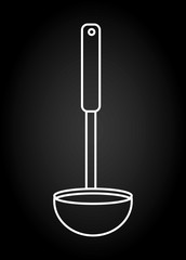 Kitchen utensils and equipment icon