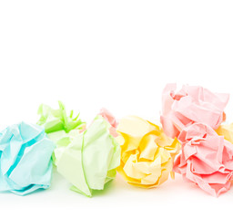 Crumpled paper