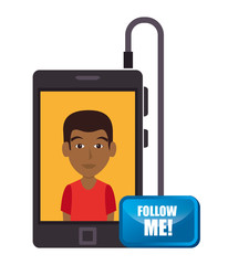 Follow me social trendy