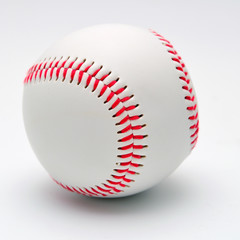 baseball on a white background