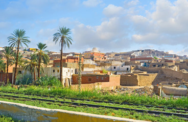 The desert village