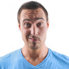 Fototapeta premium Disappointed man's portrait