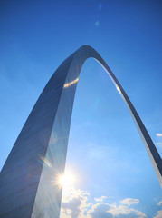 The Gateway Arch in St. Louis, Missouri. - obrazy, fototapety, plakaty