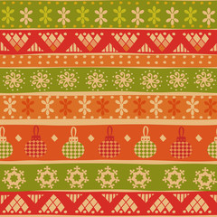 Tribal seamless Christmas pattern. It can be used for cloth, jackets, bags, notebooks, cards, envelopes, pads, blankets, furniture, packing
