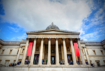 The National Gallery is an art museum in Trafalgar Square in the City of Westminster, in Central...