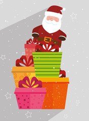 Merry christmas icons and elements