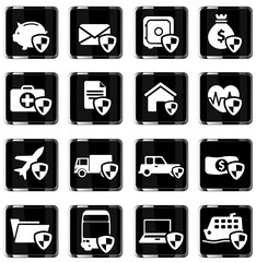 Insurance simply icons