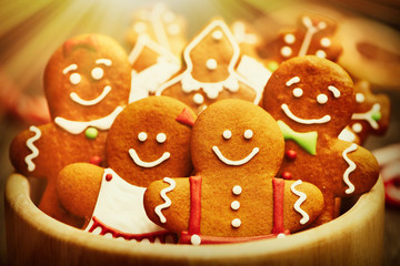 Christmas gingerbread cookies