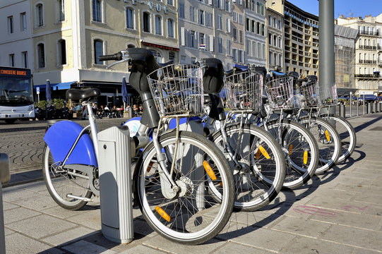 Fototapeta Bicycle rental