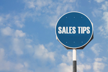 Sales Tips Sign