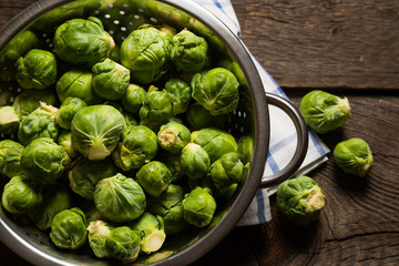 Fresh brussels sprouts © Ruslan Mitin