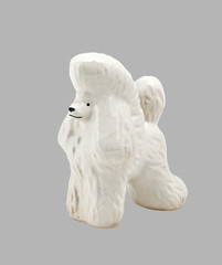 White porcelain poodle