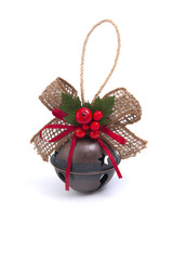 Christmas-tree toy on a white background..