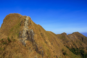 Adventurers wanted to climb this mountain in Thailand.