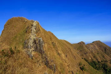 Foto op Canvas Adventurers wanted to climb this mountain in Thailand. © Winyou