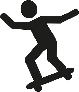 Skateboarder pictogram