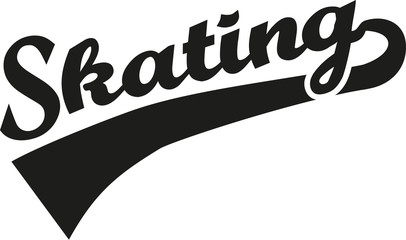 Skating word © Miceking