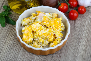 Scrambled eggs