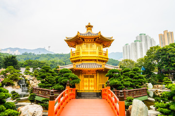 Fototapeta premium Chi lin temple in nan lian garden