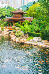 Fototapeta premium Chi lin temple in nan lian garden