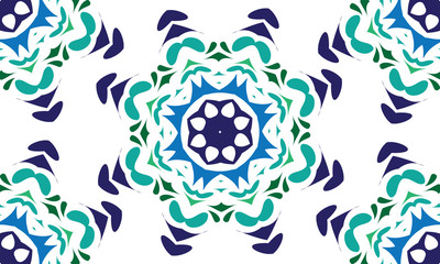 Ethnic seamless patterns. Aztec geometric backgrounds. Stylish navajo fabric. Modern abstract wallpaper. Vector illustration.