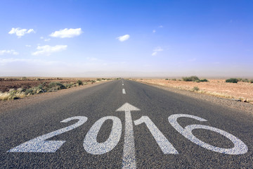 happy new year 2016 road to better future