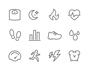 Activity Tracking Icons
