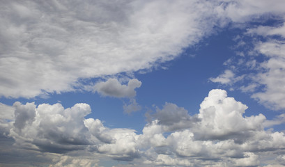 Panorama clouds.