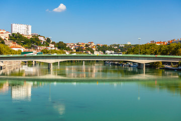 Cityscape of Lyon, France