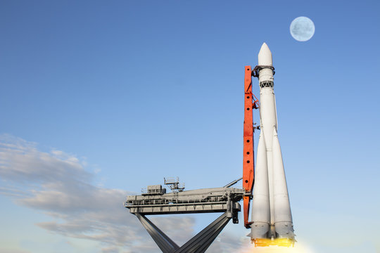 The Rocket Soars into the Sky