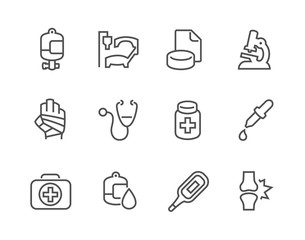 Outline Medical Icons