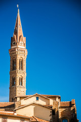 View from Piazza della Signoria in Florence, Tuscany Italy.