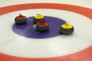 Obraz na płótnie Canvas Curling