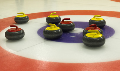 Obraz na płótnie Canvas Curling