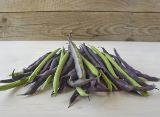 Purple Wax Snap Beans