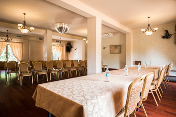 Stylish design seminar room interior