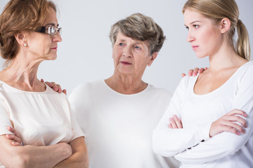 Conflict between mother and daughter