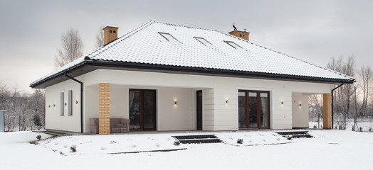 House in winter