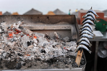 Espetos de Sardinas.
