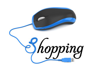 Shopping online concept