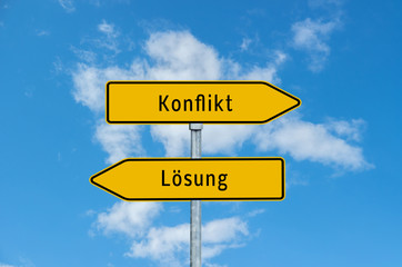 Konflikt, L&ouml;sung