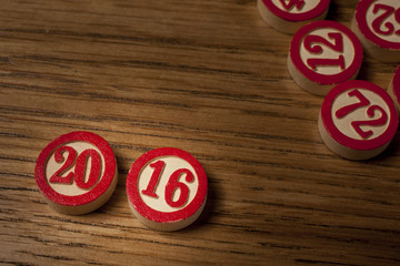2016 bingo wooden tiles